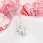 Mother's Day Love Knot Pendant Necklace from Son