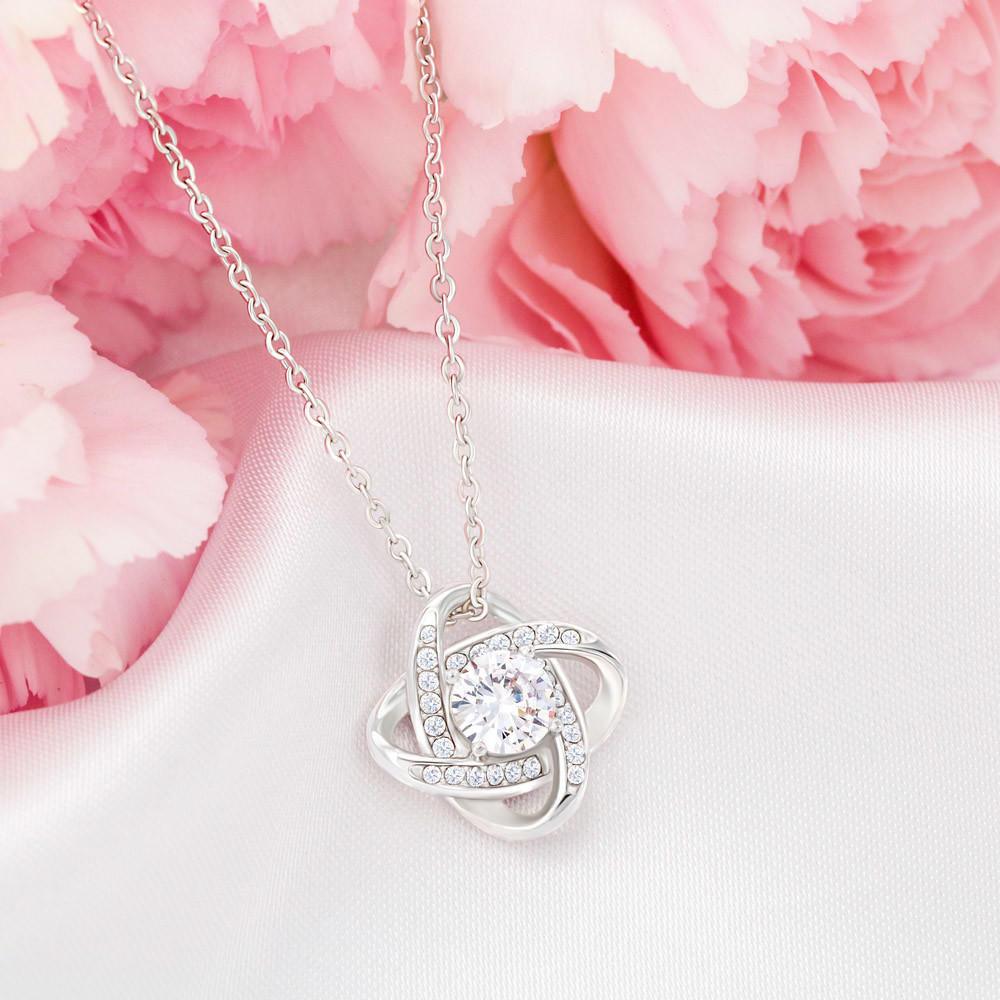 Mother's Day Love Knot Pendant Necklace from Son - Mallard Moon Gift Shop