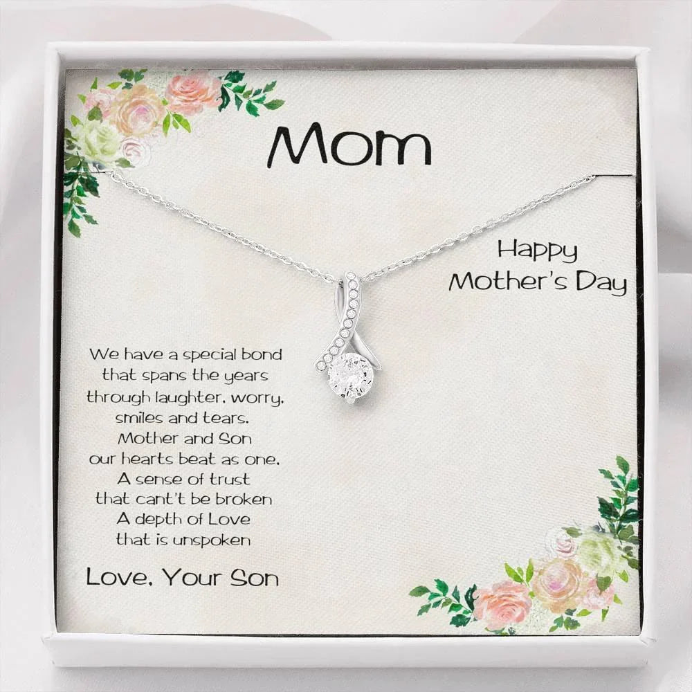 Mother's Day Alluring Heart Necklace from Son