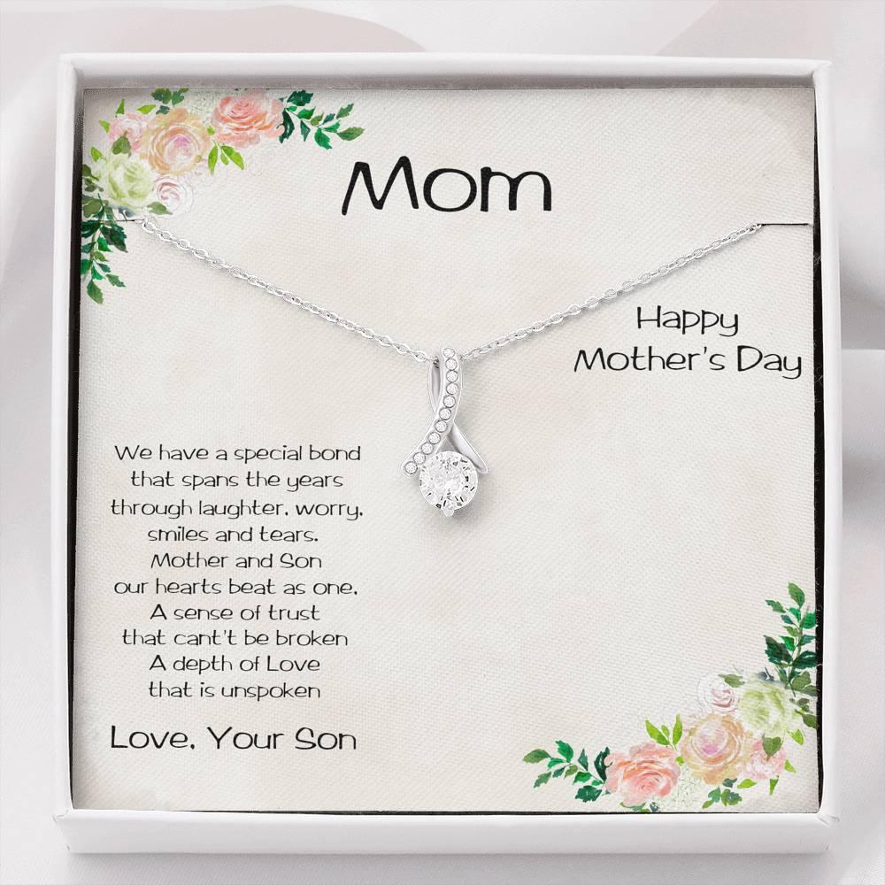 Mother's Day Alluring Heart Necklace from Son - Mallard Moon Gift Shop