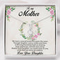 Gift for Mother Alluring Beauty CZ Pendant Necklace Message Card from Daughter - Mallard Moon Gift Shop