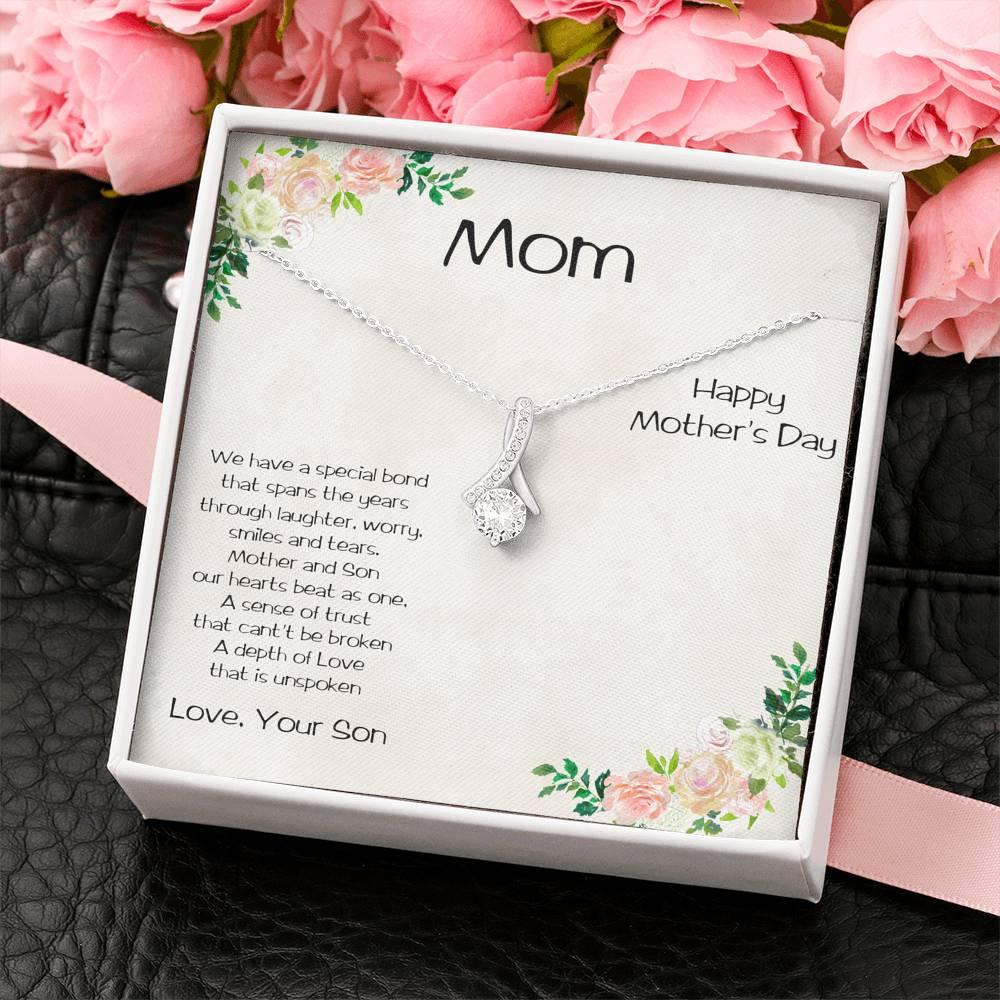 Mother's Day Alluring Heart Necklace from Son - Mallard Moon Gift Shop