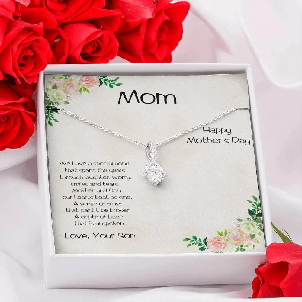 Mother's Day Alluring Heart Necklace from Son