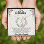 Gift for Mother Alluring Beauty CZ Pendant Necklace Message Card from Daughter - Mallard Moon Gift Shop