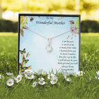 To Mother from Daughter Alluring Beauty Pendant Necklace