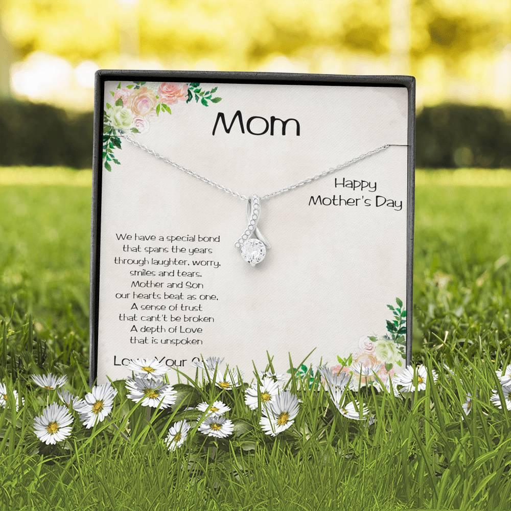 Mother's Day Alluring Heart Necklace from Son - Mallard Moon Gift Shop