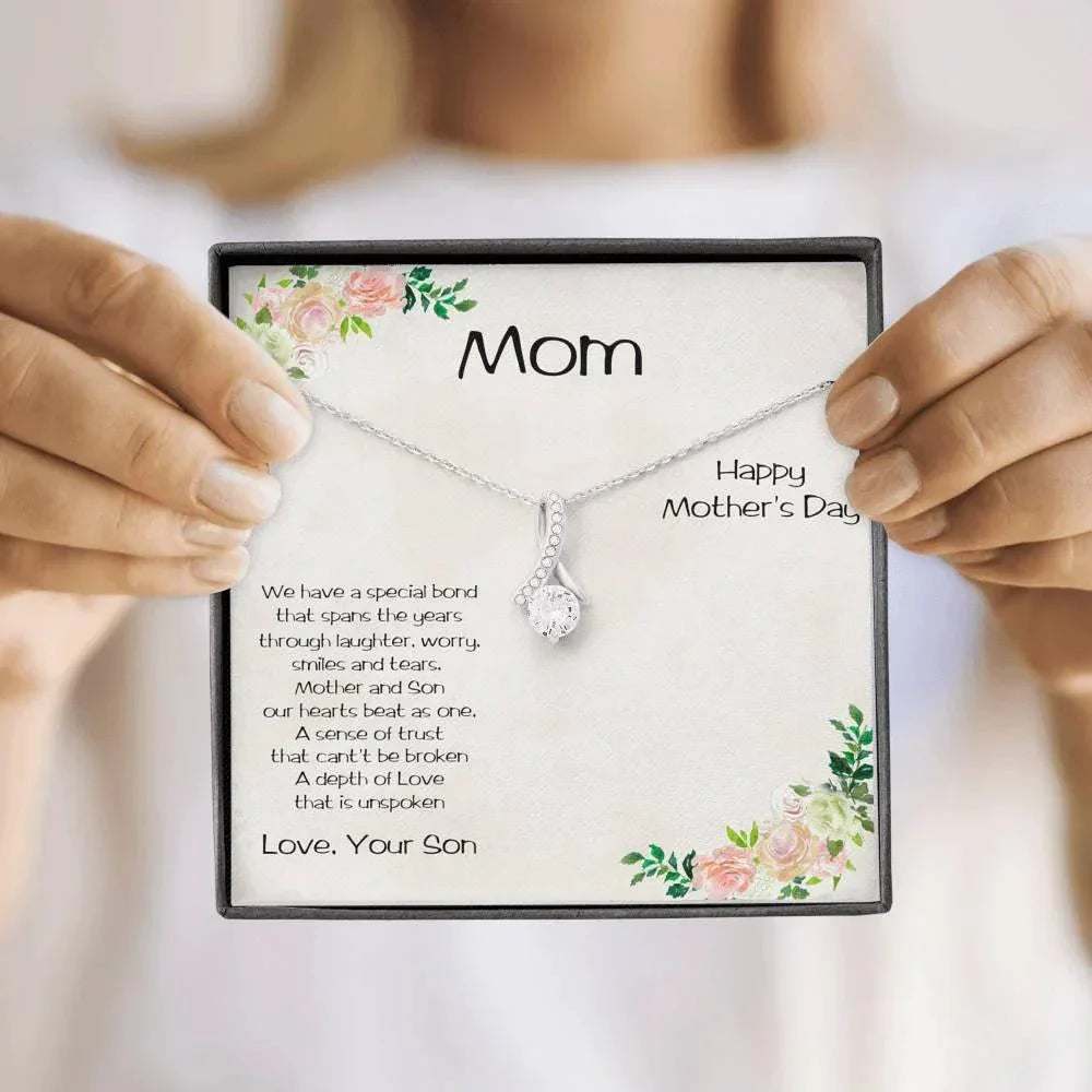 Mother's Day Alluring Heart Necklace from Son