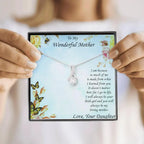 To Mother from Daughter Alluring Beauty Pendant Necklace