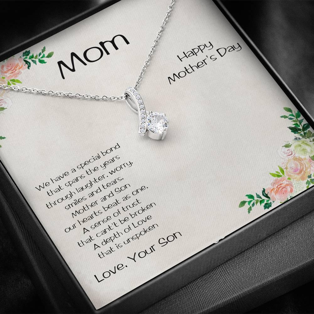 Mother's Day Alluring Heart Necklace from Son - Mallard Moon Gift Shop