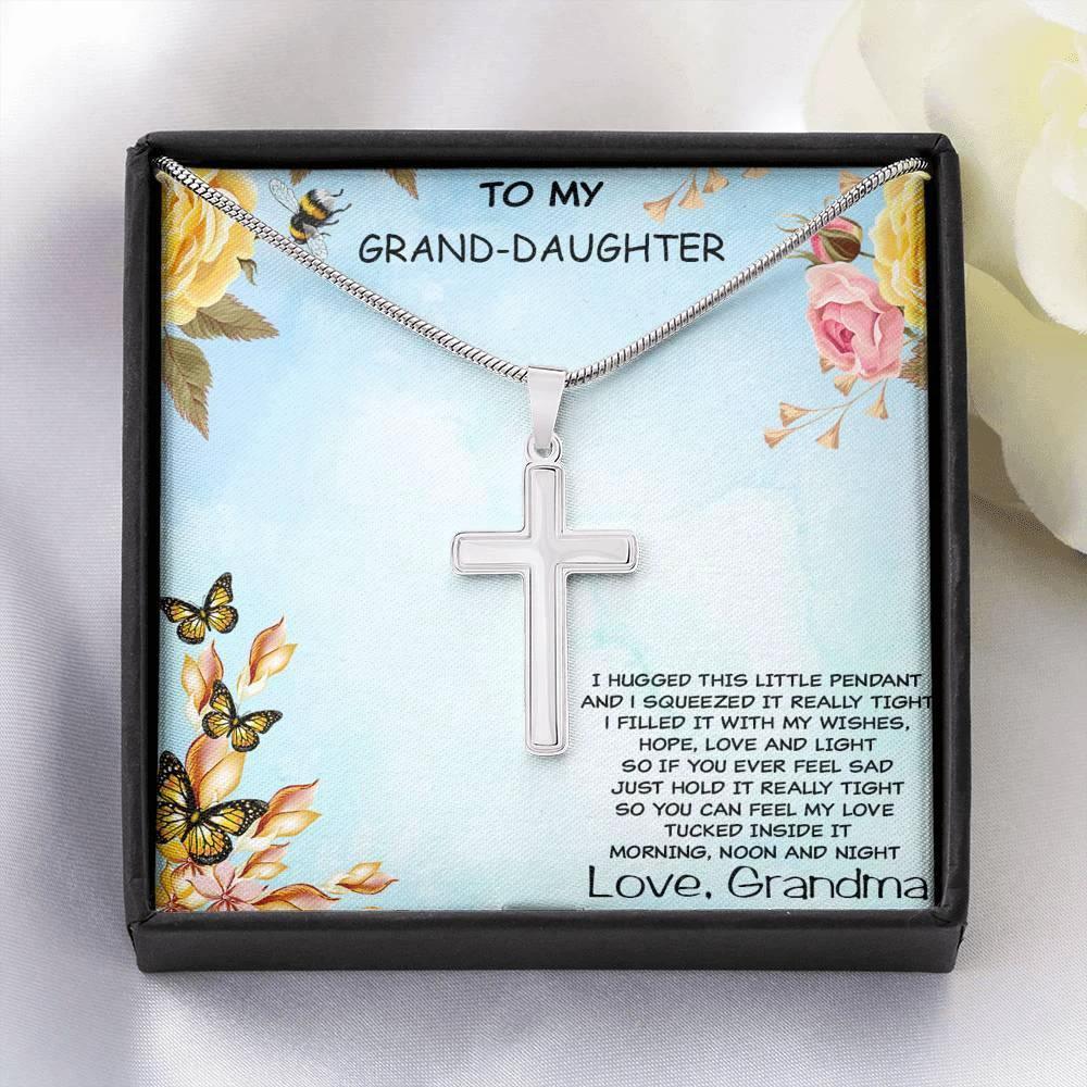 Granddaughter Cross Pendant Necklace