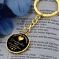 The Love Between a Grandmother and her Grandchildren is Forever Engraved Circle Keychain - Mallard Moon Gift Shop