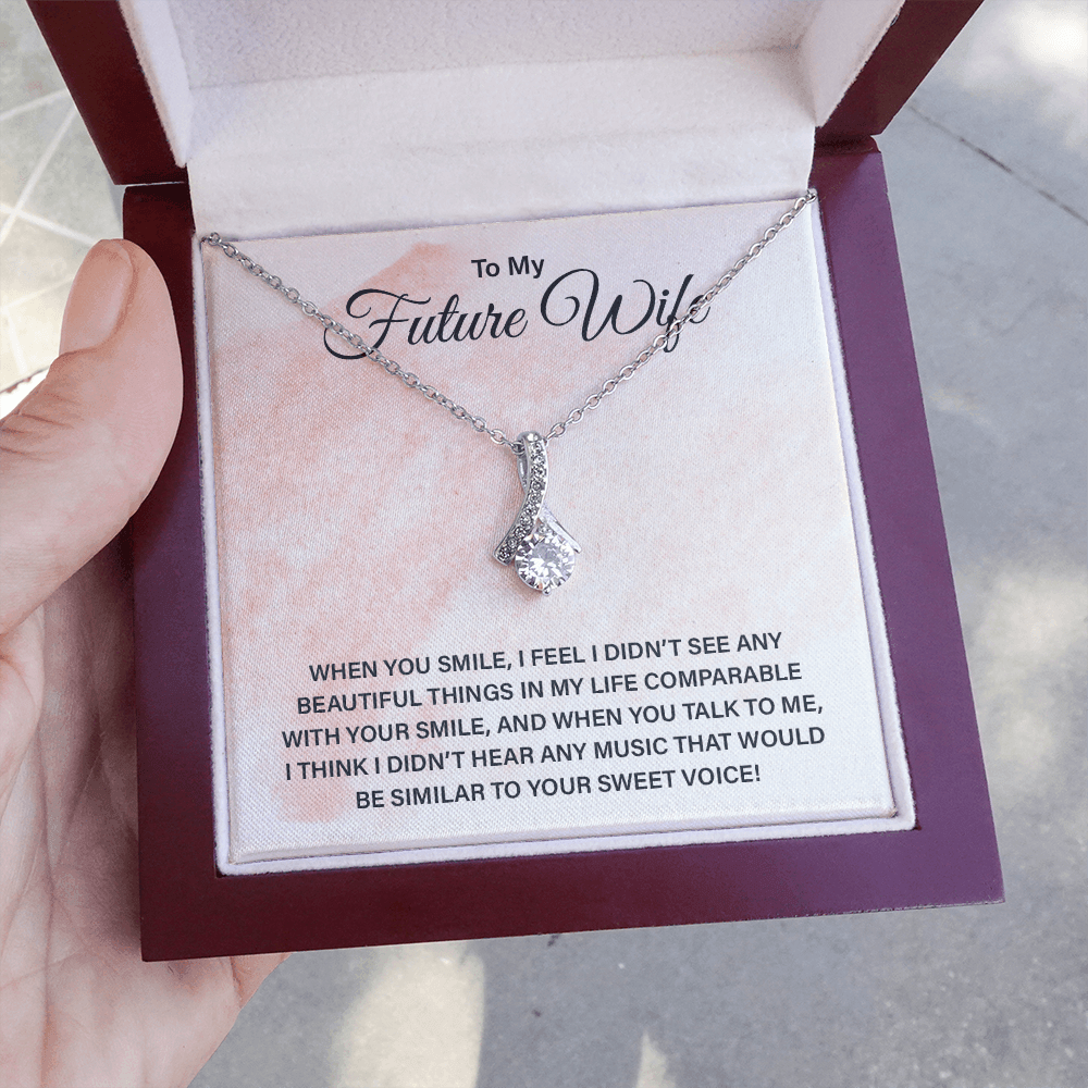 Gift for Future Wife Pendant Necklace - Mallard Moon Gift Shop