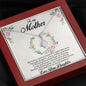 Gift for Mother Alluring Beauty CZ Pendant Necklace Message Card from Daughter - Mallard Moon Gift Shop