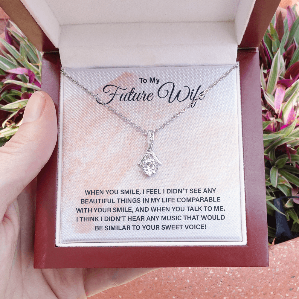 Gift for Future Wife Pendant Necklace - Mallard Moon Gift Shop
