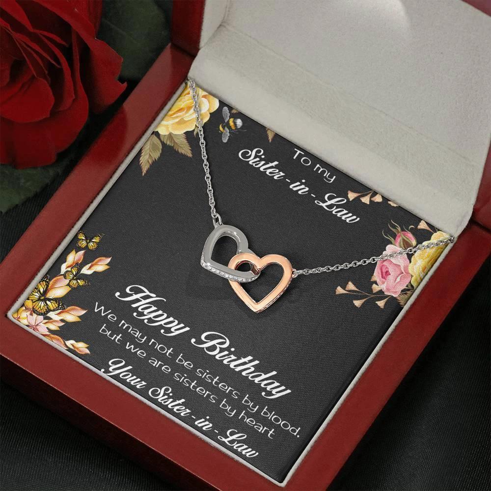 Sister-in-Law Birthday Heart Necklace
