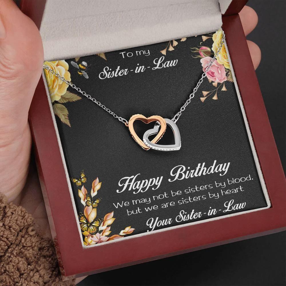 Sister-in-Law Birthday Heart Necklace