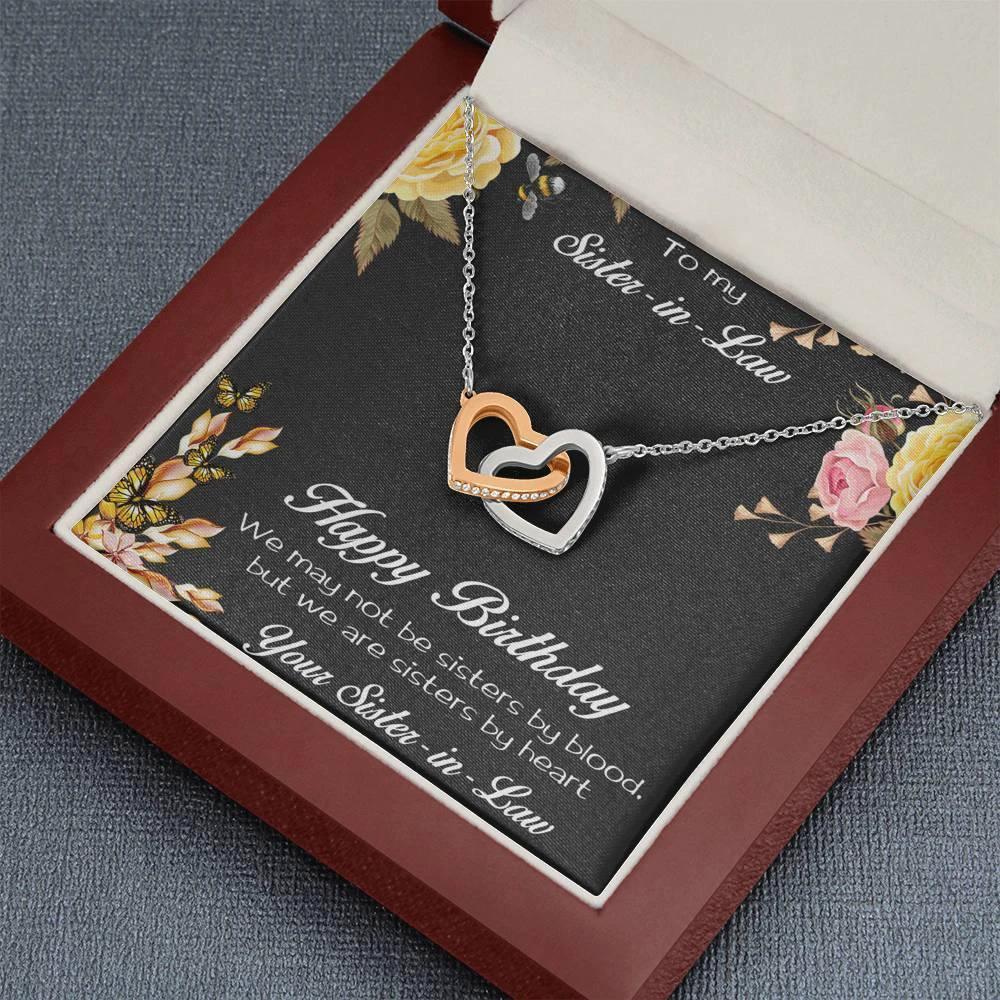 Sister-in-Law Birthday Heart Necklace