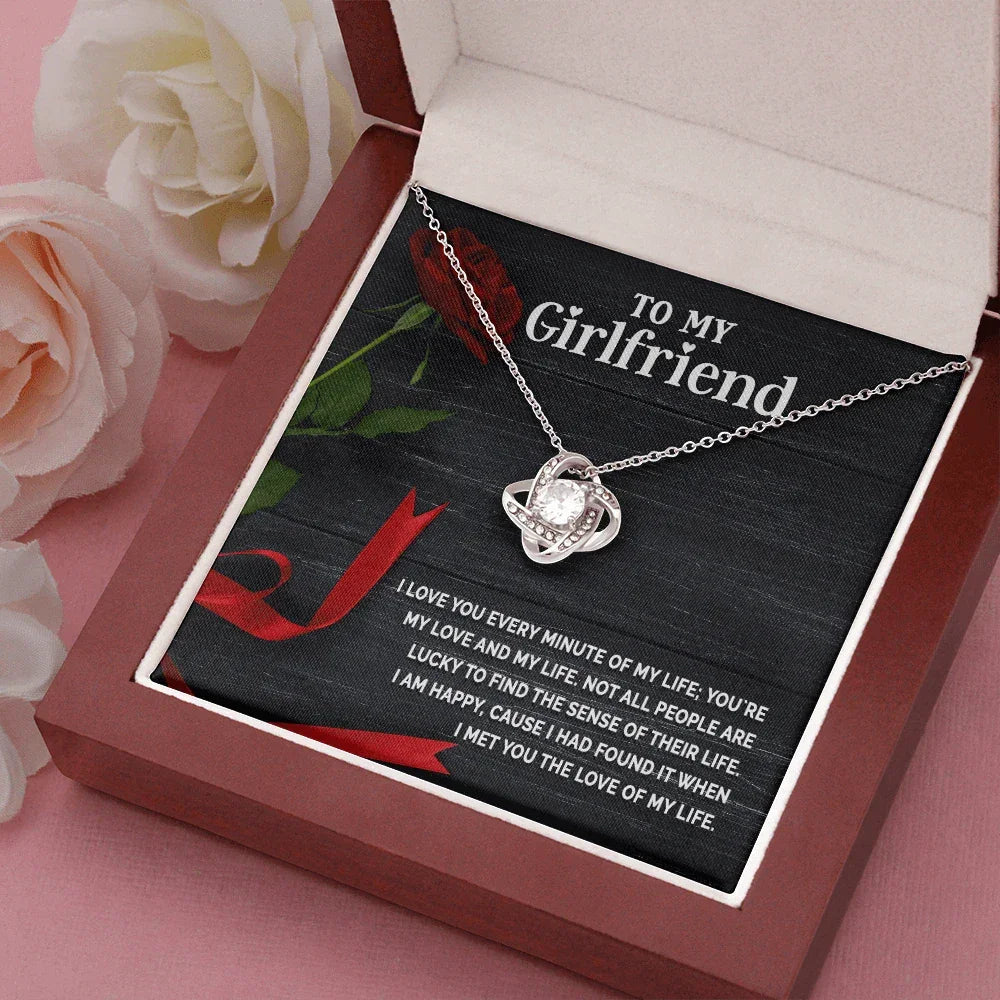 Gift for Girlfriend - Love you Every Minute - CZ Pendant Necklace