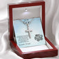 Personalized Cross Pendant for Young Son From Dad - Mallard Moon Gift Shop