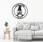 Summer Gnome Custom Name Metal Art Wall Sign Home Decor