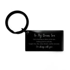 Bonus Son Keychain Life is learning to dance in the rain, . I'm always with you