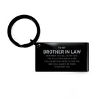Brother-In-Law Gifts, Remember, you will never lose. You will either WIN or LEARN, Keepsake Engraved, Keychain Birthday Christmas Gifts Ideas
