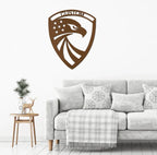 Eagle Custom Name Metal Art Wall Sign