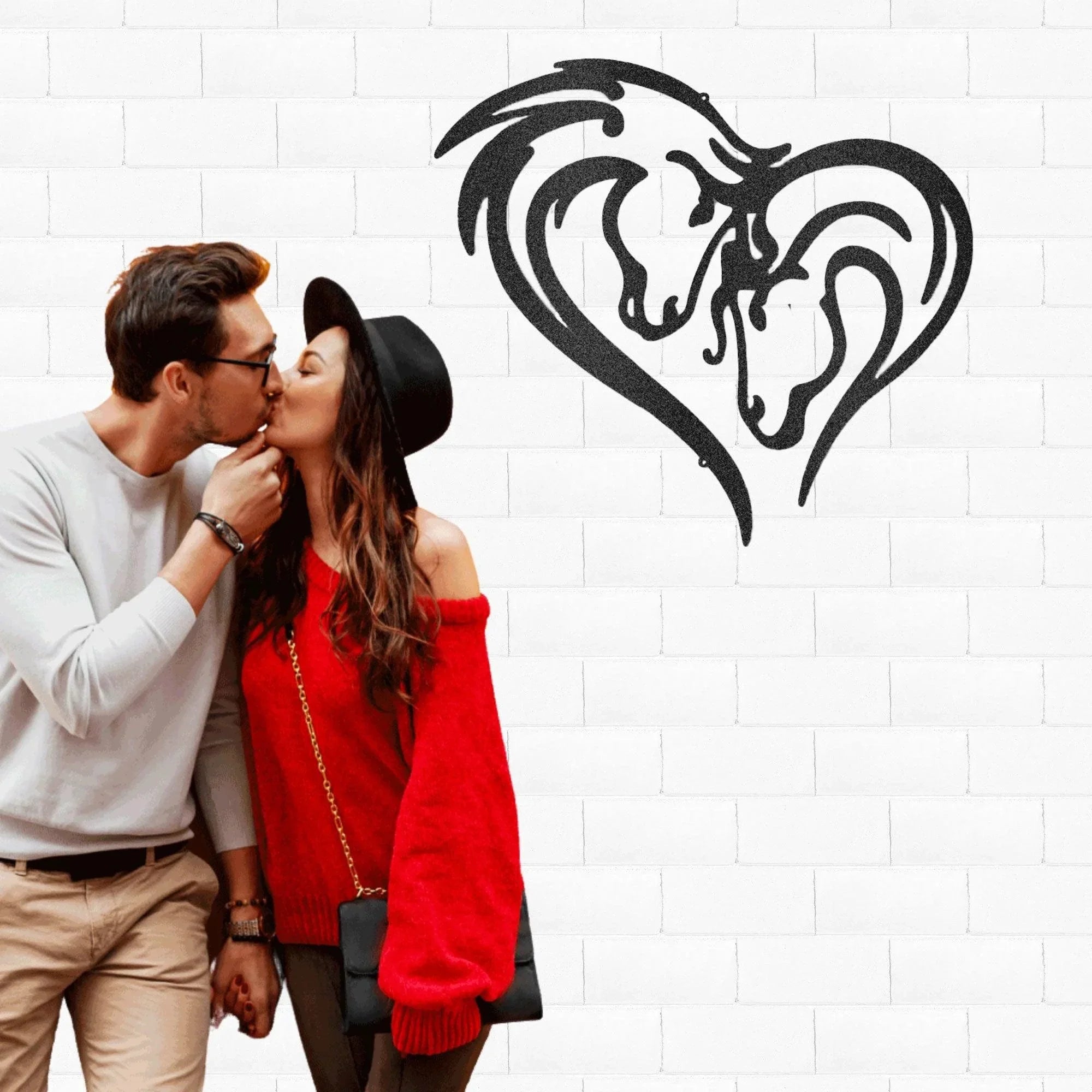 Horse Love Steel Wall Sign