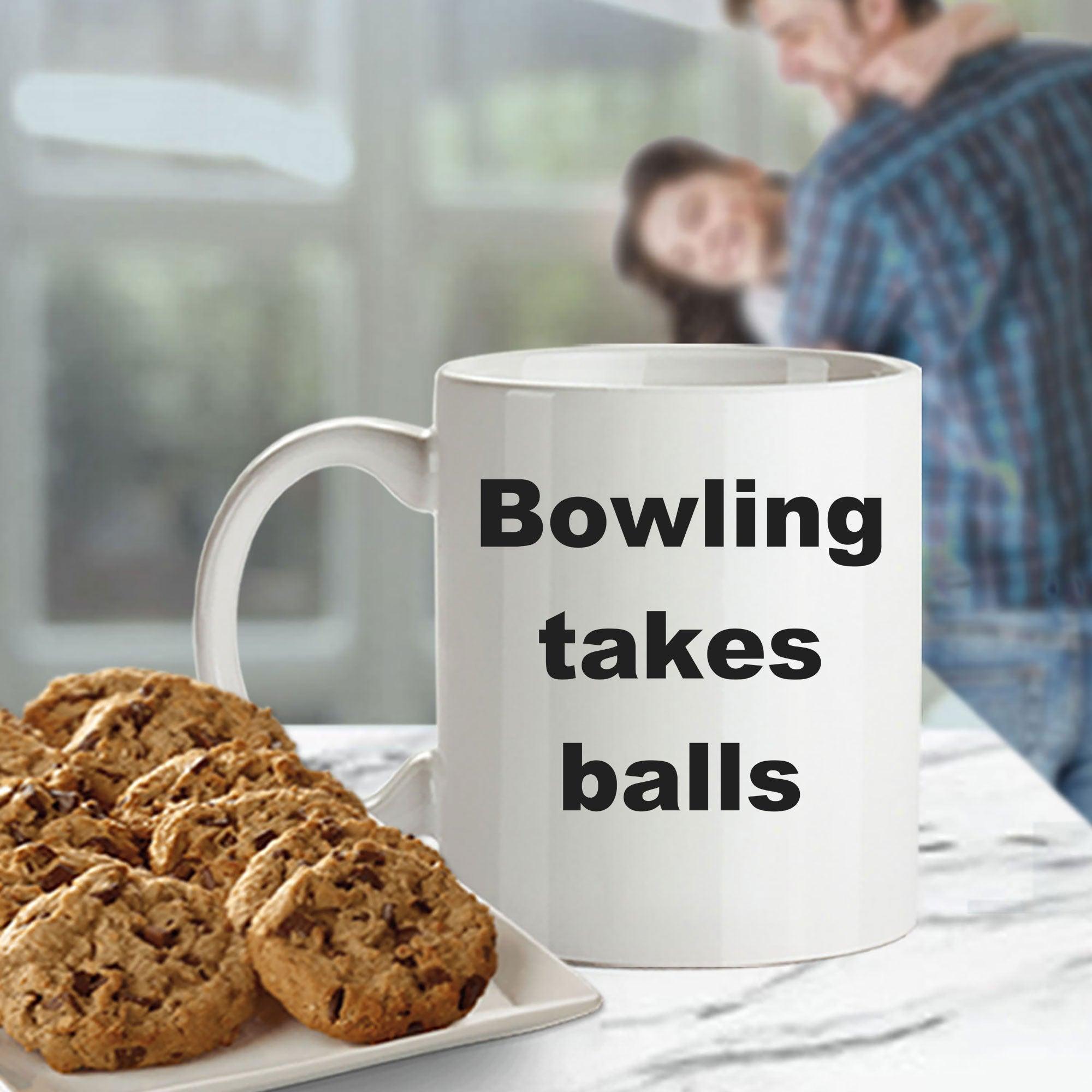 Bowling Funny Coffee Mug - Mallard Moon Gift Shop