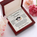 Daughter Graduation Congratulations Proud of You Love Knot Necklace