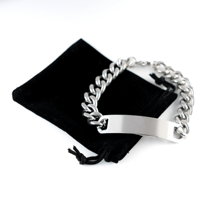 Doctor Cuban Chain Link Engraved Bracelet - Thanks for being who you are - Birthday Christmas Jewelry Gifts Coworkers Colleague Boss - Mallard Moon Gift Shop
