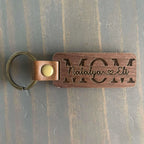 For Mom - Premium Walnut Keychain