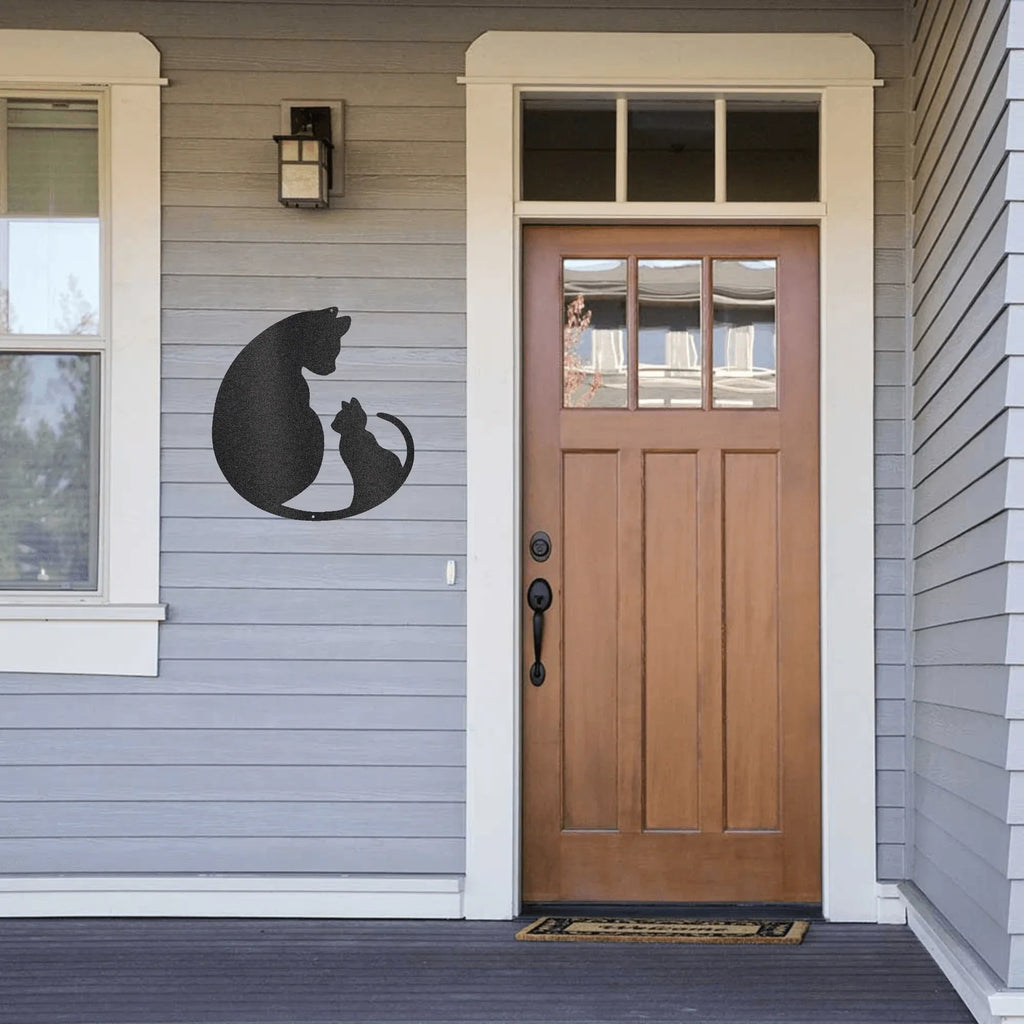Cat Lover Indoor Outdoor Steel Wall Sign Art