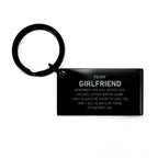Girlfriend Gifts, To My Girlfriend Remember, you will never lose. You will either WIN or LEARN, Keepsake Keychain For Girlfriend Engraved, Birthday Christmas Gifts Ideas For Girlfriend X-mas Gifts