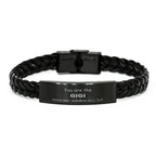 Gigi Braided Leather Bracelet, Everyone wishes they had, Inspirational Bracelet For Gigi, Gigi Gifts, Birthday Christmas Unique Gifts For Gigi