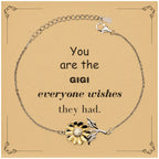 Gigi Sunflower Bracelet, Everyone wishes they had, Inspirational Bracelet For Gigi, Gigi Gifts, Birthday Christmas Unique Gifts For Gigi