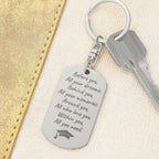 Graduation Gift - Before You All Your Dreams - Engraved Keychain