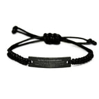 Grandfather Black Rope Bracelet Gifts, To My Grandfather You are braver than you believe, stronger than you seem, Inspirational Gifts For Grandfather Engraved, Birthday, Christmas Gifts For Grandfather Men Women