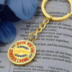 Grandma Engraved Circle Keychain – Joyful, Wise, Kind Grandma Gift, Stainless Steel Keepsake for Mother’s Day, Birthdays & Grandparents