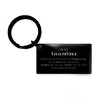 Grandma Keychain Gifts, To My Grandma You are braver than you believe, stronger than you seem, Inspirational Gifts For Grandma Engraved, Birthday, Christmas Gifts For Grandma Men Women