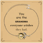 Grandma Sunflower Bracelet, Everyone wishes they had, Inspirational Bracelet For Grandma, Grandma Gifts, Birthday Christmas Unique Gifts For Grandma