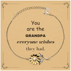 Grandpa Sunflower Bracelet, Everyone wishes they had, Inspirational Bracelet For Grandpa, Grandpa Gifts, Birthday Christmas Unique Gifts For Grandpa