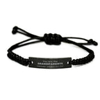 Grandparents Black Rope Bracelet, Everyone wishes they had, Inspirational Bracelet For Grandparents, Grandparents Gifts, Birthday Christmas Unique Gifts For Grandparents