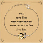 Grandparents Sunflower Bracelet, Everyone wishes they had, Inspirational Bracelet For Grandparents, Grandparents Gifts, Birthday Christmas Unique Gifts For Grandparents