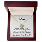 Happy Mother's Day to My Mom Love Knot Necklace