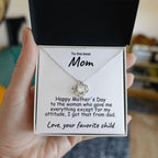 Happy Mother's Day to My Mom Love Knot Necklace
