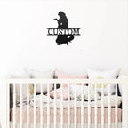 Princess Rapunzel Personalized Name Metal Art Wall Sign