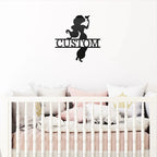 Princess Jasmine Personalized Name Metal Art Wall Sign