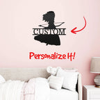 Princess Merida Personalized Name Metal Art Wall Sign