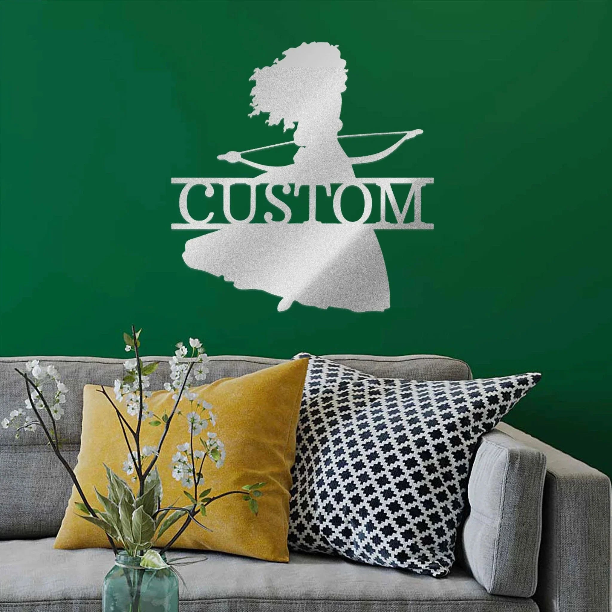 Princess Merida Personalized Name Metal Art Wall Sign